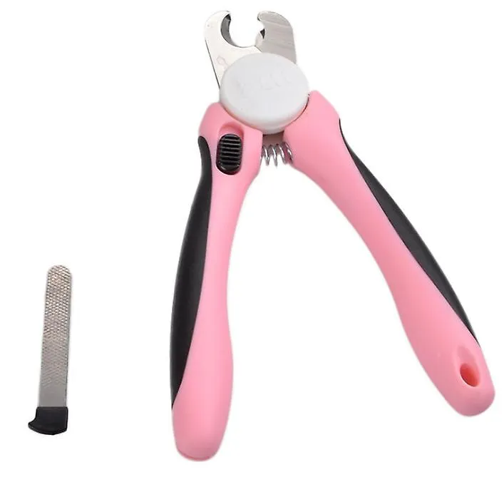 16*5.5cm pink Dog Nail Clipper-Pet Cat Toe Claw Trimmer Scissors Pet Grooming Tool AZ19549