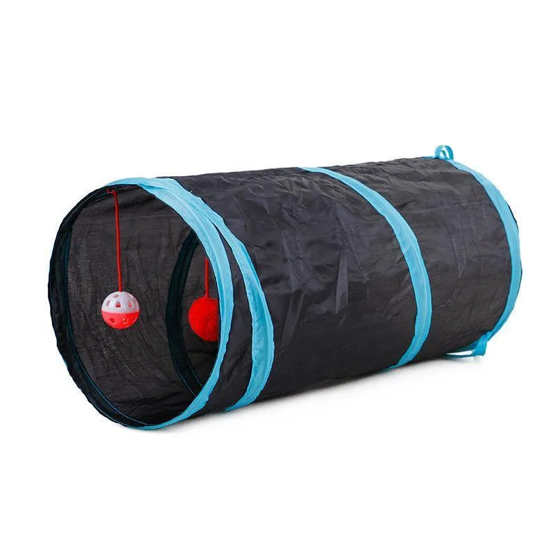 2 Way Collapsible Port Cat Tunnel Tube Toy