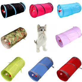 2 Way Collapsible Port Cat Tunnel Tube Toy