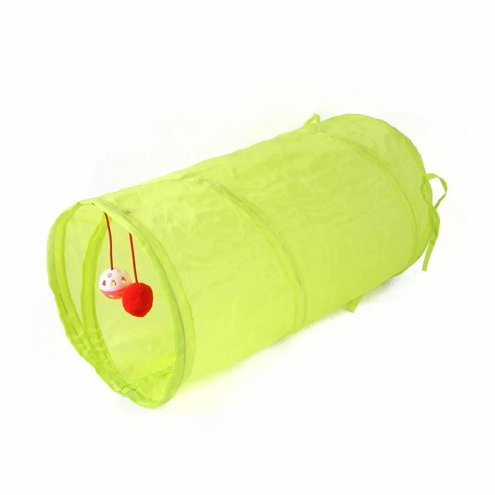 2 Way Collapsible Port Cat Tunnel Tube Toy