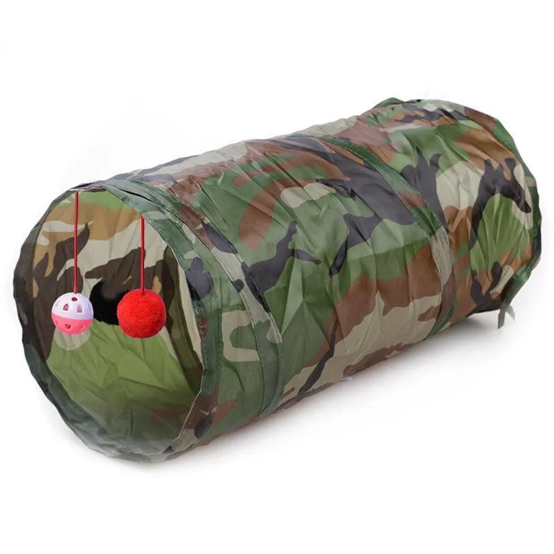 2 Way Collapsible Port Cat Tunnel Tube Toy