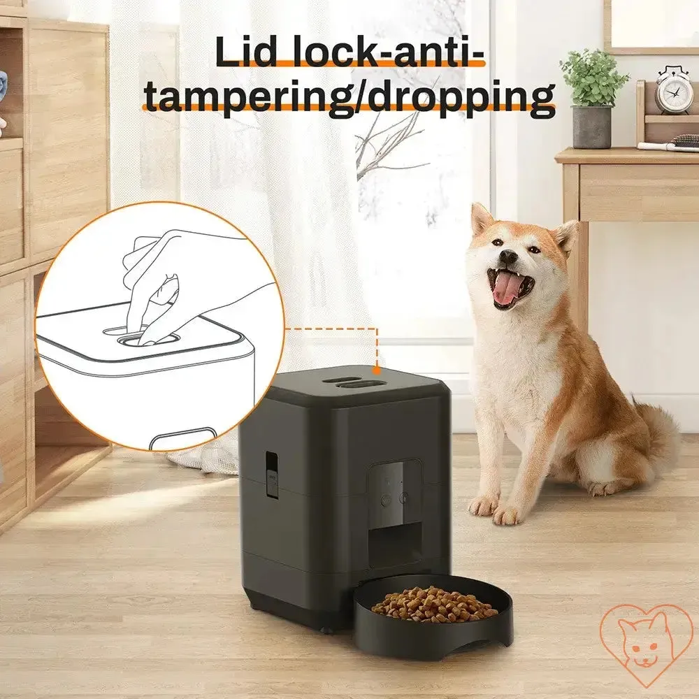 2L Pet Feeder Timing Smart Automatic Dog Pet Feeder For Cats Dog Button WIFI APP Intelligent Dry Food Dispenser Dog Bowl