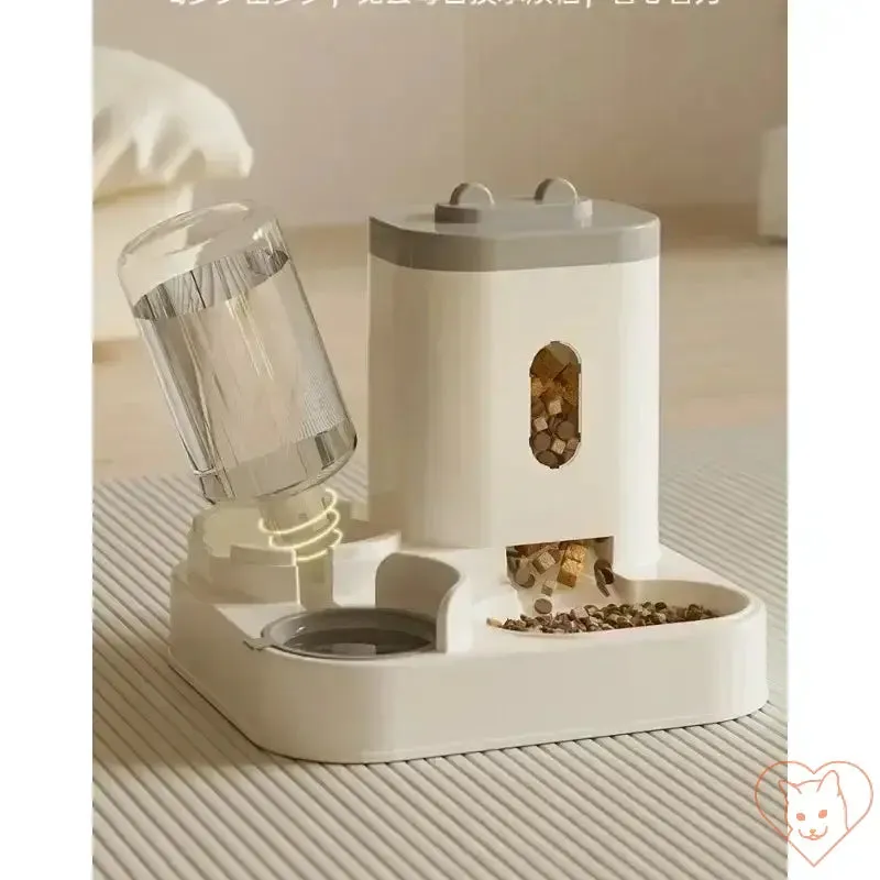 Automatic Feeder & Water Fountain – Raised Stand Dish Bowl for Cats