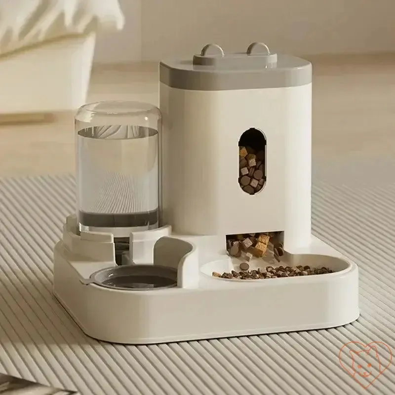 Automatic Feeder & Water Fountain – Raised Stand Dish Bowl for Cats