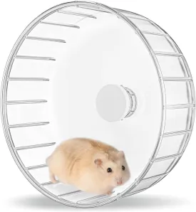 BUCATSTATE Silent Hamster Wheel, 6.7in Exercise Wheel for Gerbil, Dwarf Syrian Hamster, Rat, Mice