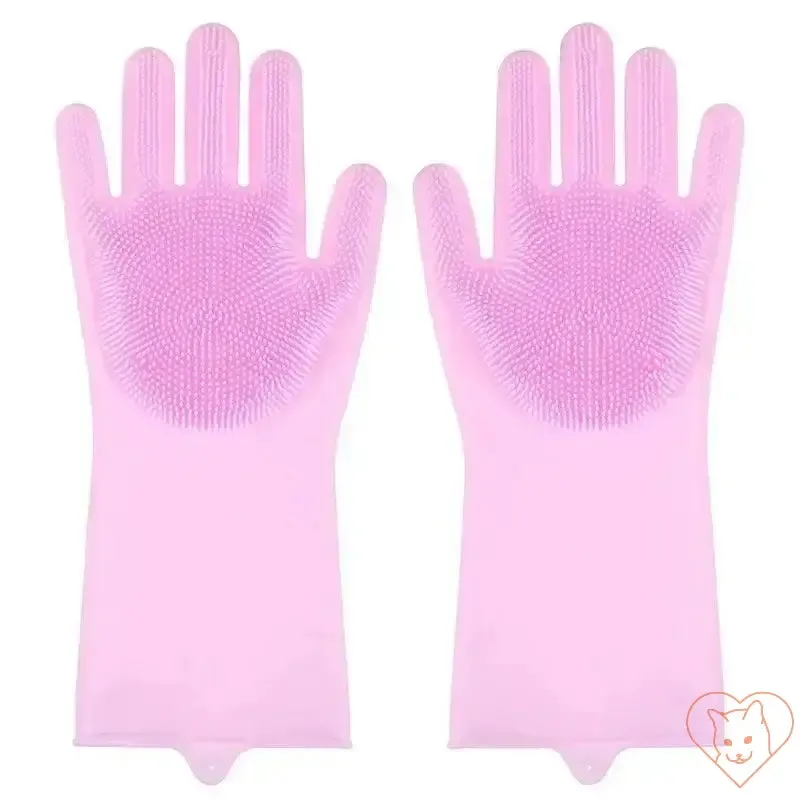 Cat Grooming Gloves – Gentle Cleaning & De-shedding