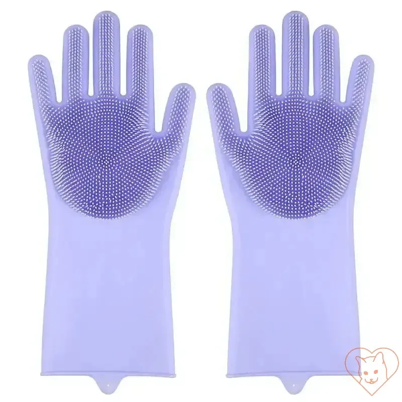 Cat Grooming Gloves – Gentle Cleaning & De-shedding