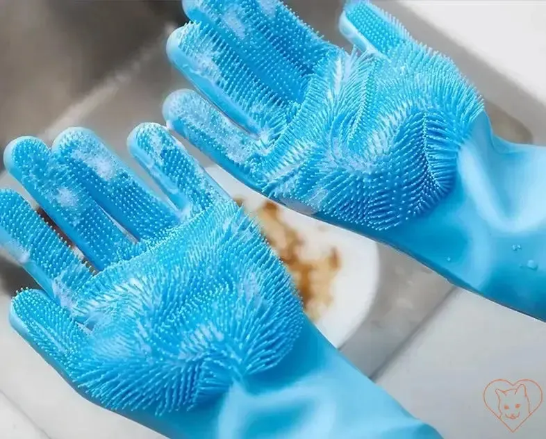 Cat Grooming Gloves – Gentle Cleaning & De-shedding