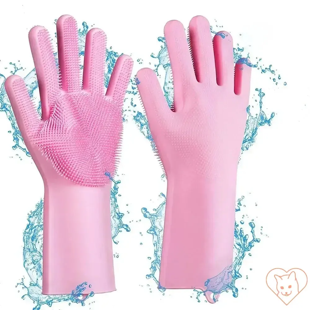 Cat Grooming Gloves – Gentle Cleaning & De-shedding
