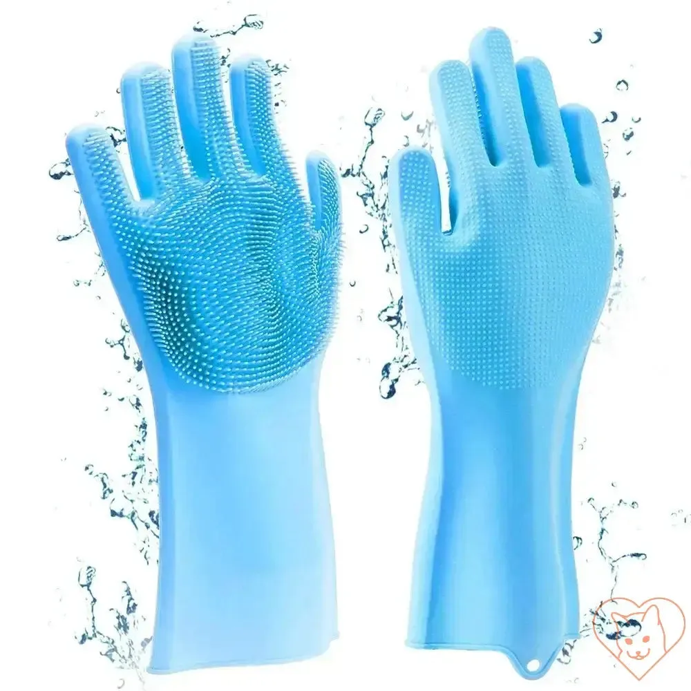 Cat Grooming Gloves – Gentle Cleaning & De-shedding