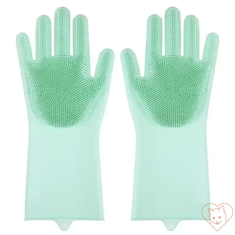 Cat Grooming Gloves – Gentle Cleaning & De-shedding