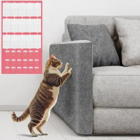 Cat Scratching Mat Self-Adhesive, 118"x15.8" Trimmable Cat Scratch Furniture Protector, Durable Cat Scratch Pad for Couches, Cat Trees, Walls, Easy to Install for Cat Owners