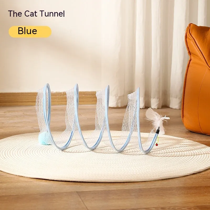 Cat Tunnel Feather Mouse Transformational Durability