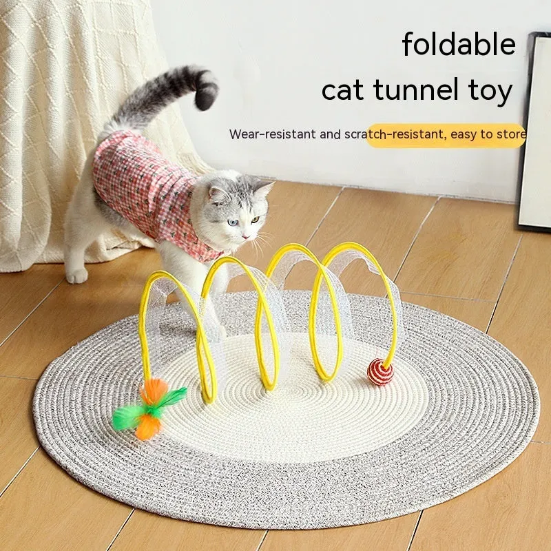 Cat Tunnel Feather Mouse Transformational Durability