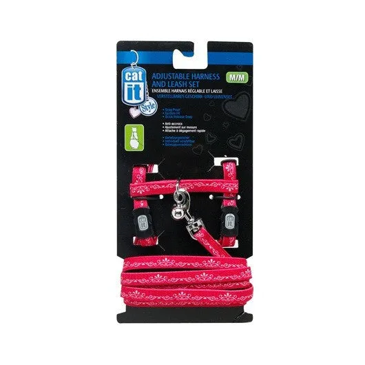 Catit Style Adjustable Harness and Leash Set- Available in 4 different sizes and styles