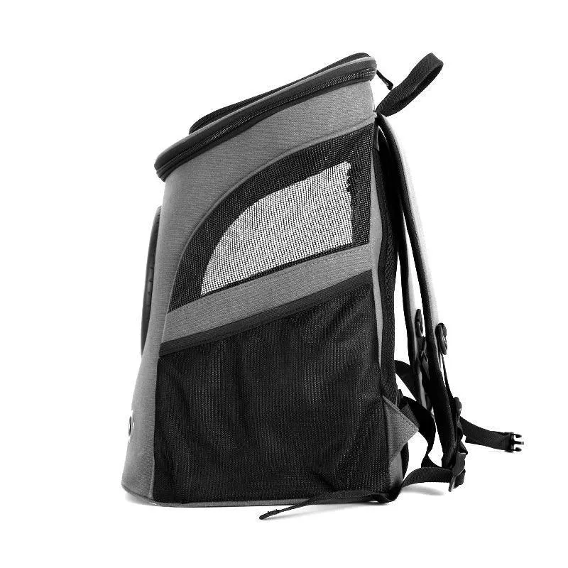 Cosmic Companion: Stylish And Practical Space Capsule Backpack For Pets by Dog Hugs Cat