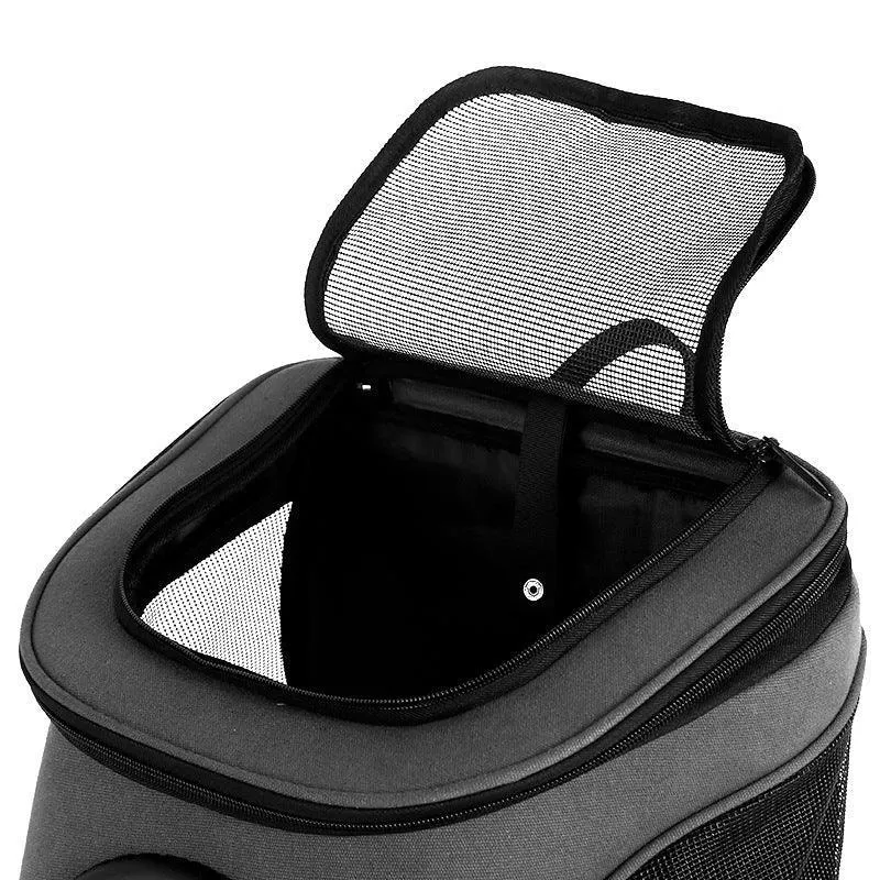Cosmic Companion: Stylish And Practical Space Capsule Backpack For Pets by Dog Hugs Cat