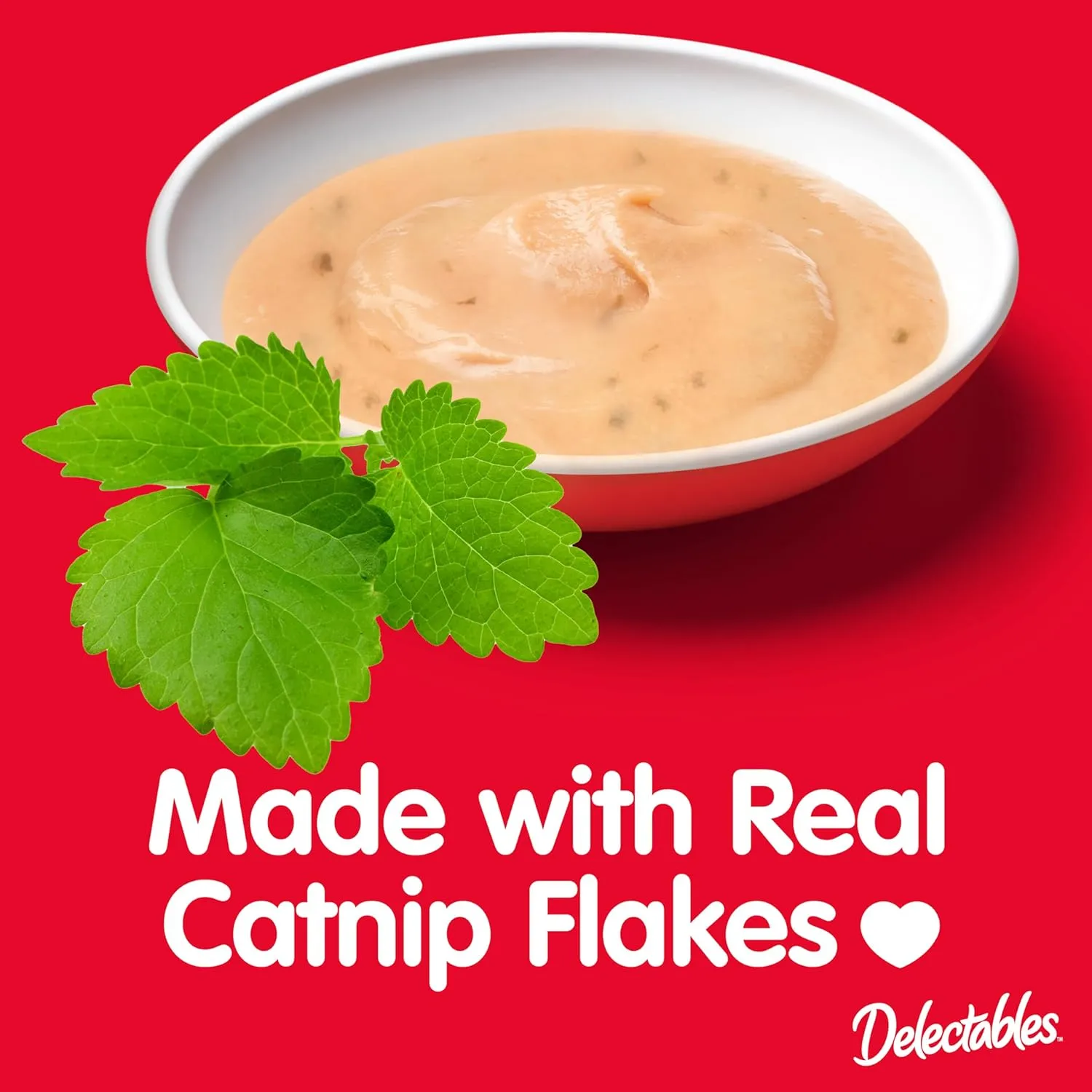 Delectables Squeeze Up Creamy Squeezable Puree, Lickable Wet Cat Treats, Grain Free, No Added Fillers, No By-Products, No Added Preservatives, 0.5 Ounces Tube Chicken with Catnip, 32 Tubes Total