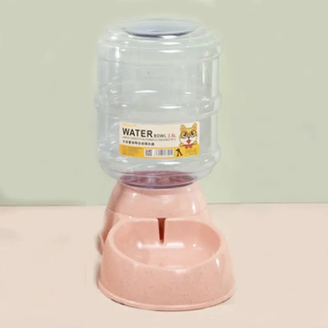 Dog Bowl Food Container Automatic Feeder & Water Dispenser