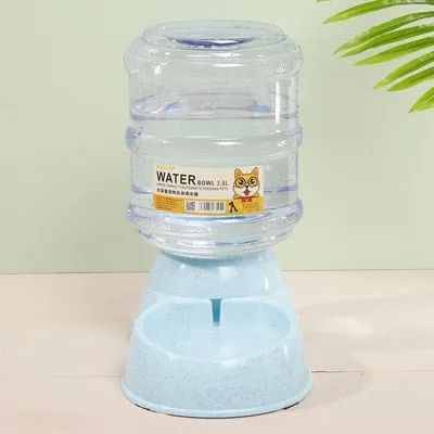 Dog Bowl Food Container Automatic Feeder & Water Dispenser