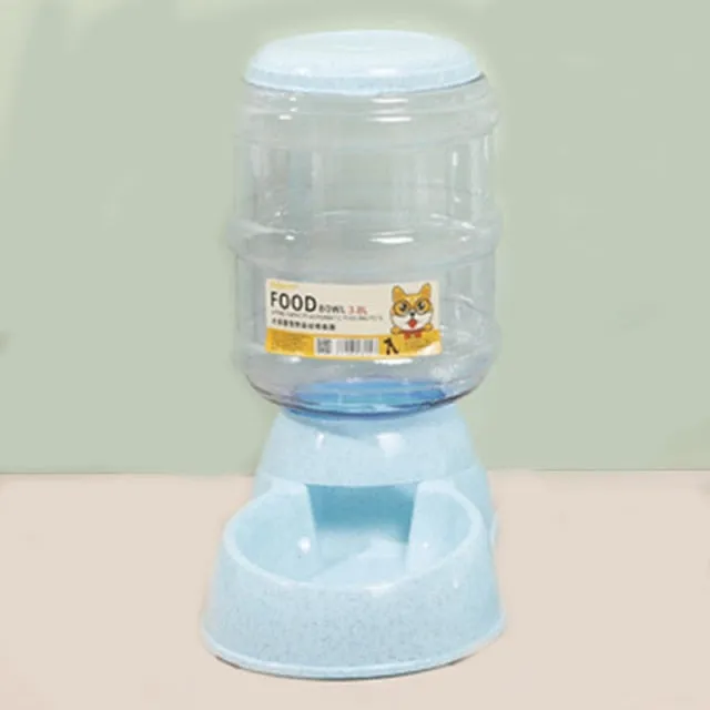 Dog Bowl Food Container Automatic Feeder & Water Dispenser