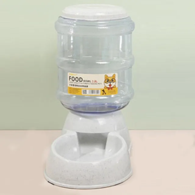 Dog Bowl Food Container Automatic Feeder & Water Dispenser