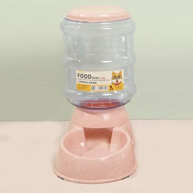 Dog Bowl Food Container Automatic Feeder & Water Dispenser