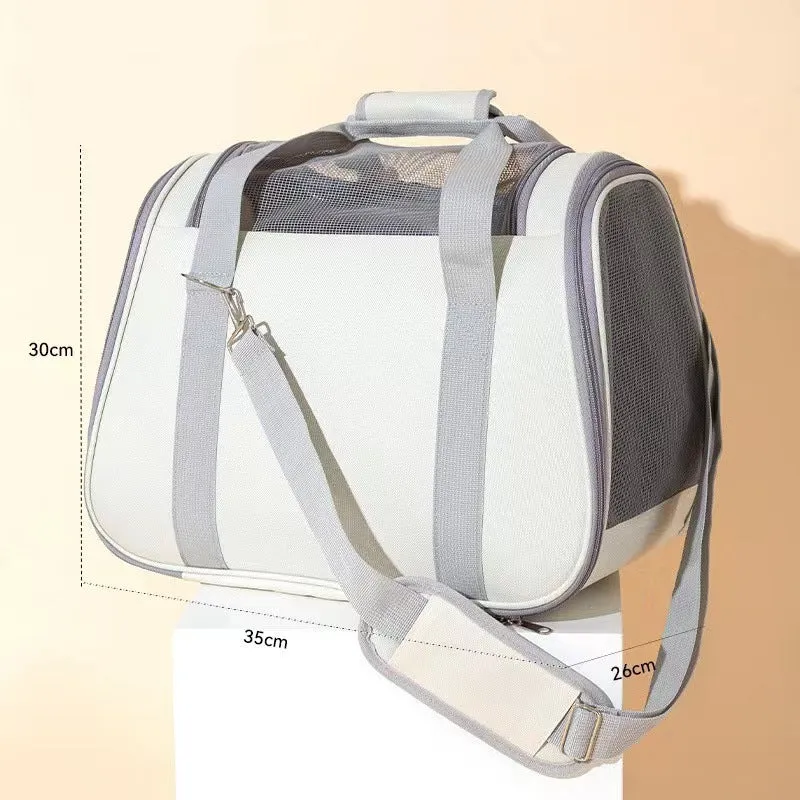Dog Outgoing Crossbody Bag Portable And Folding Large Capacity Backpack Dog  Outdoor Travel Bag