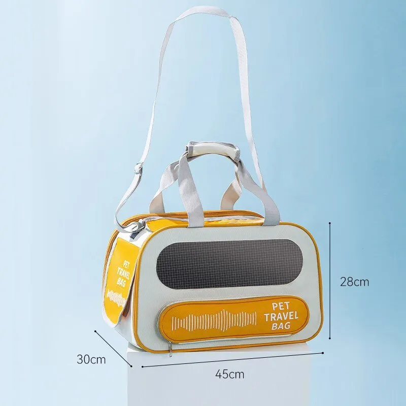 Dog Outgoing Crossbody Bag Portable And Folding Large Capacity Backpack Dog  Outdoor Travel Bag