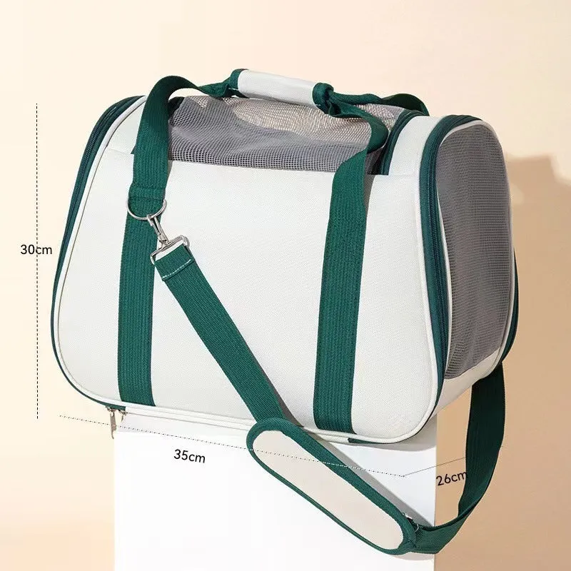 Dog Outgoing Crossbody Bag Portable And Folding Large Capacity Backpack Dog  Outdoor Travel Bag