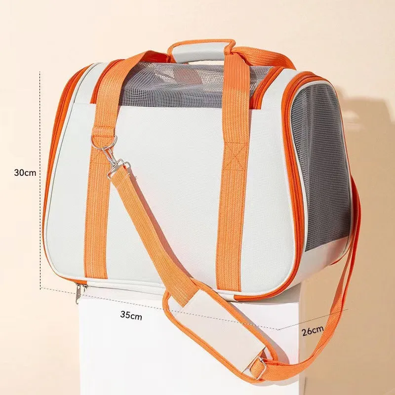 Dog Outgoing Crossbody Bag Portable And Folding Large Capacity Backpack Dog  Outdoor Travel Bag