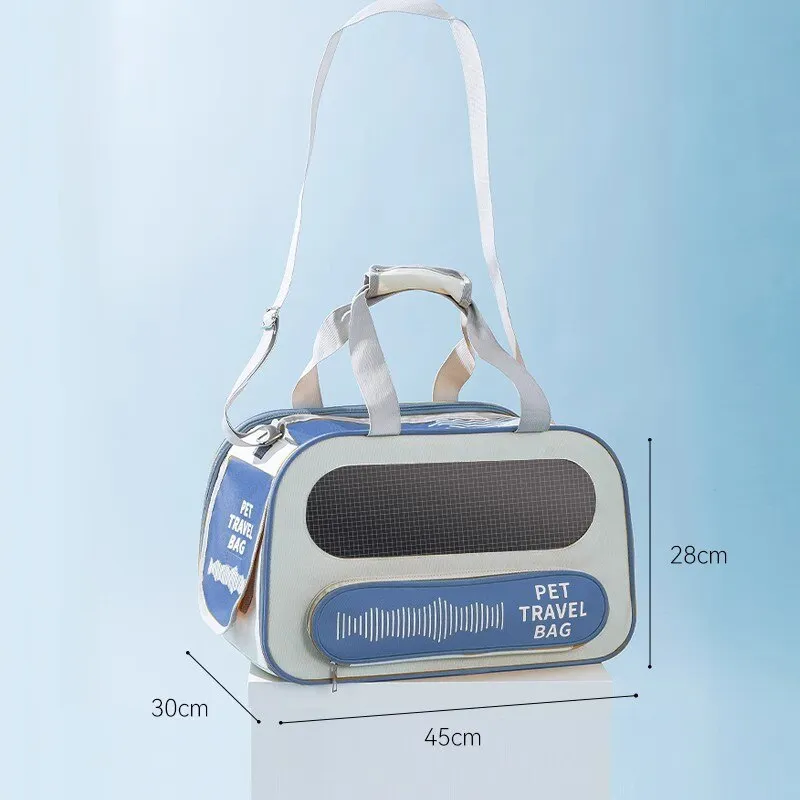 Dog Outgoing Crossbody Bag Portable And Folding Large Capacity Backpack Dog  Outdoor Travel Bag