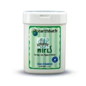 Earthbath Ear Wipes For Dogs Cats Pets