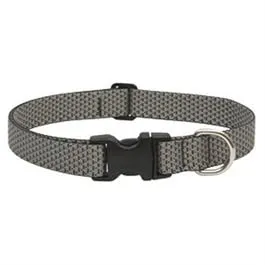 Eco Dog Collar, Adjustable, Granite, 1 x 16 to 28-In.