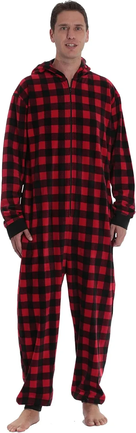#followme Matching Adult Onesie for Family, Couples, Dog and Owner Buffalo Plaid