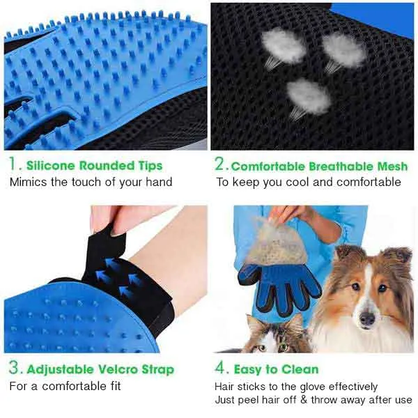 Gentle Grooming Cat Glove