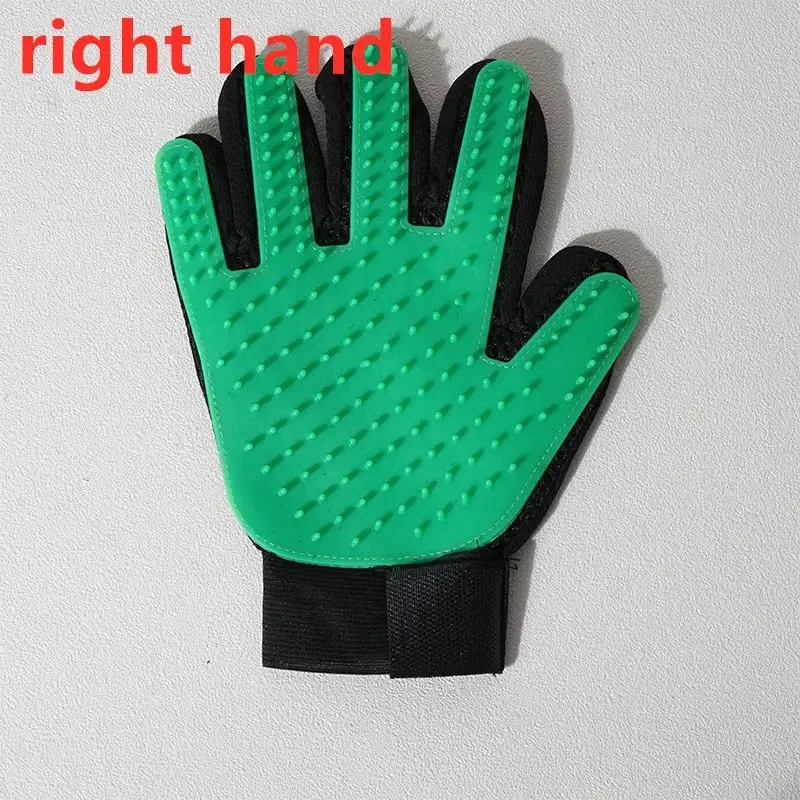 Happy Paws Grooming Glove – Gentle Deshedding Gloves for Dogs & Pets