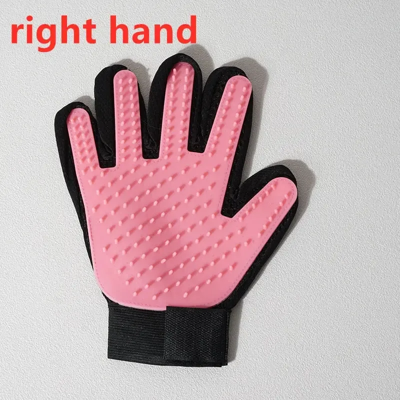 Happy Paws Grooming Glove – Gentle Deshedding Gloves for Dogs & Pets
