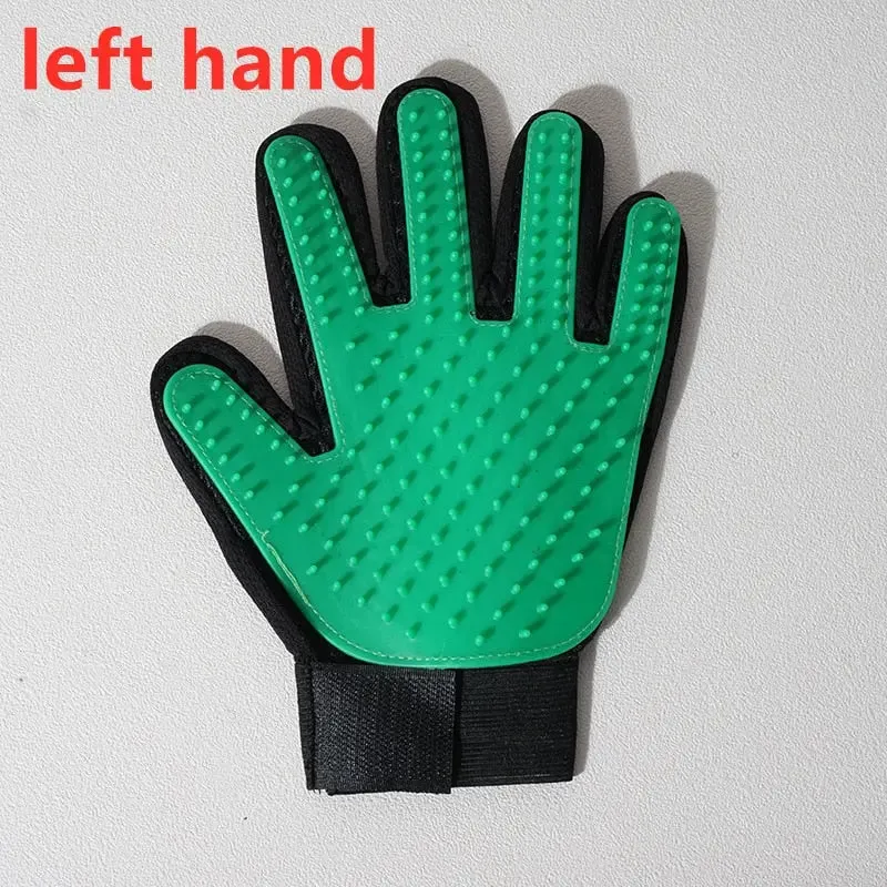 Happy Paws Grooming Glove – Gentle Deshedding Gloves for Dogs & Pets