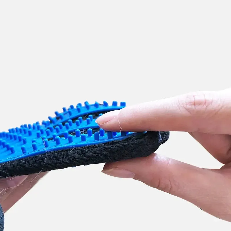 Happy Paws Grooming Glove – Gentle Deshedding Gloves for Dogs & Pets