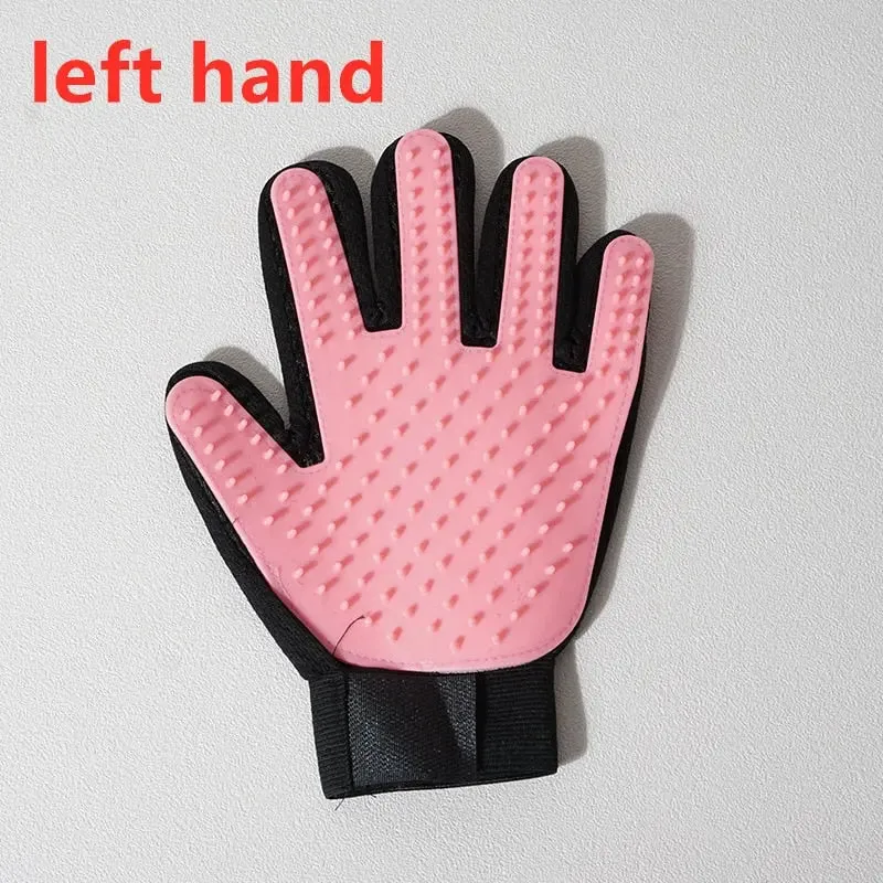 Happy Paws Grooming Glove – Gentle Deshedding Gloves for Dogs & Pets