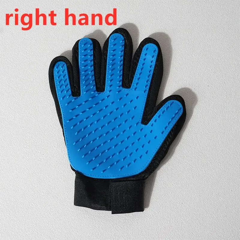 Happy Paws Grooming Glove – Gentle Deshedding Gloves for Dogs & Pets