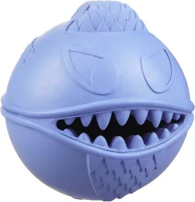 Jolly Pets Monster Ball Bouncing Dog Toy/Treat Holder, 2.5 Inches, Blue