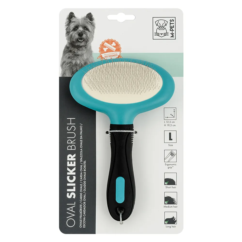 M-PETS Oval Slicker Brush