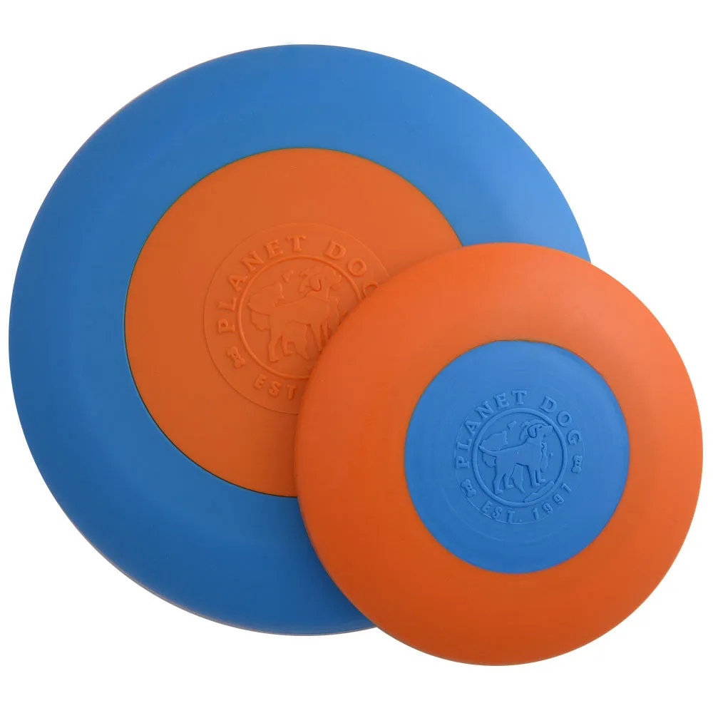 Orbee-Tuff® Zoom Flyer Dog Toy (Orange/Blue)