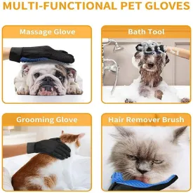 Pet Grooming and Bathing Brush Glove