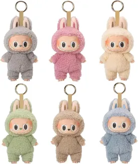 Plush Keychain Set of 6  Cute 6.69-Inch Soft Plush Doll Charms for Kids, Students, Collectors  Fun Clip-On Accessories for Backpacks, Bags, and Keys