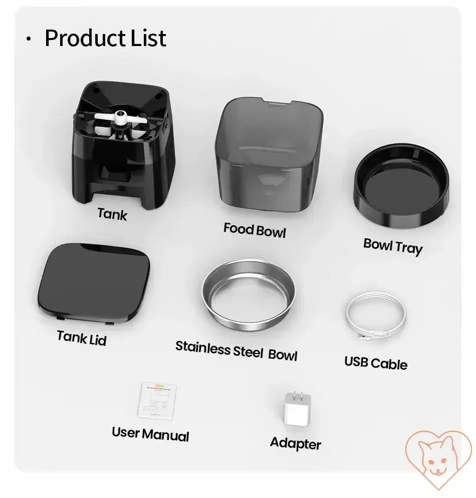 ROJECO Automatic Pet Feeder - Button Version
