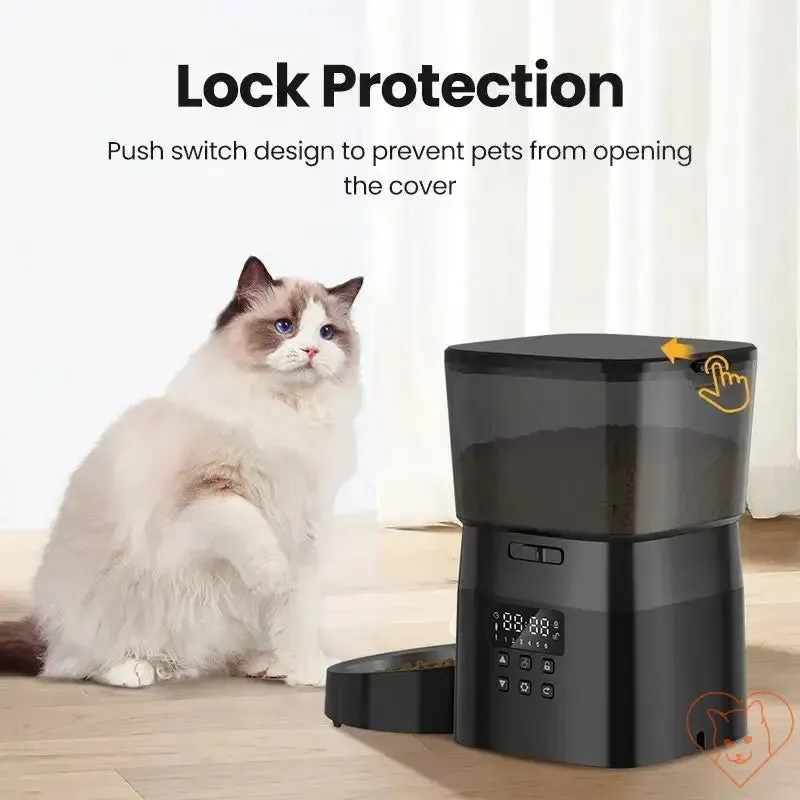 ROJECO Automatic Pet Feeder - Button Version