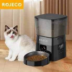 ROJECO Automatic Pet Feeder - Button Version